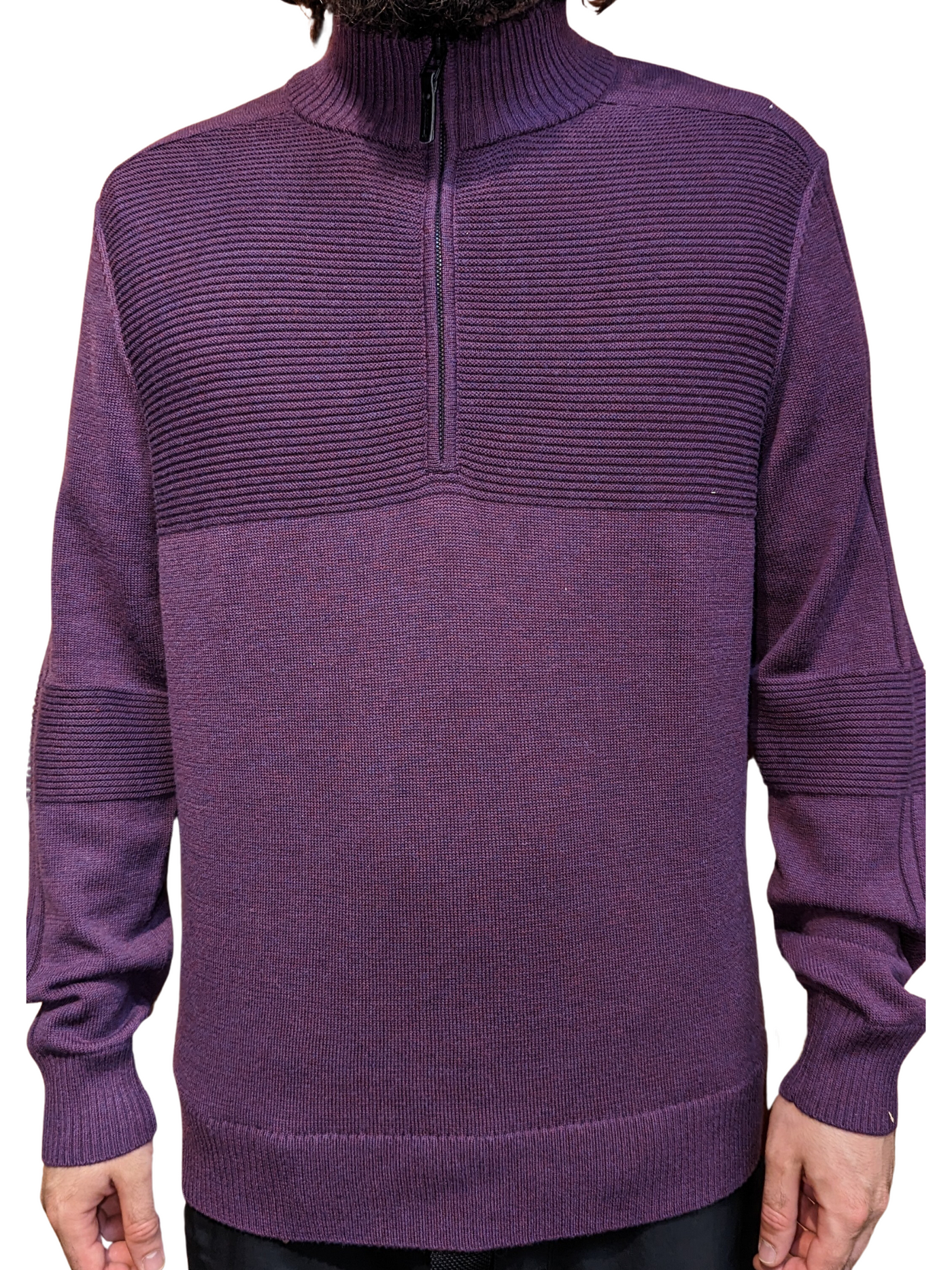 Smartwool Texture Half Zip Sweater Hommes - Plein Air Entrepôt