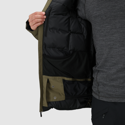 Manteau d'hiver Outdoor Research Snowcrew Duvet Hommes - Plein Air Entrepôt