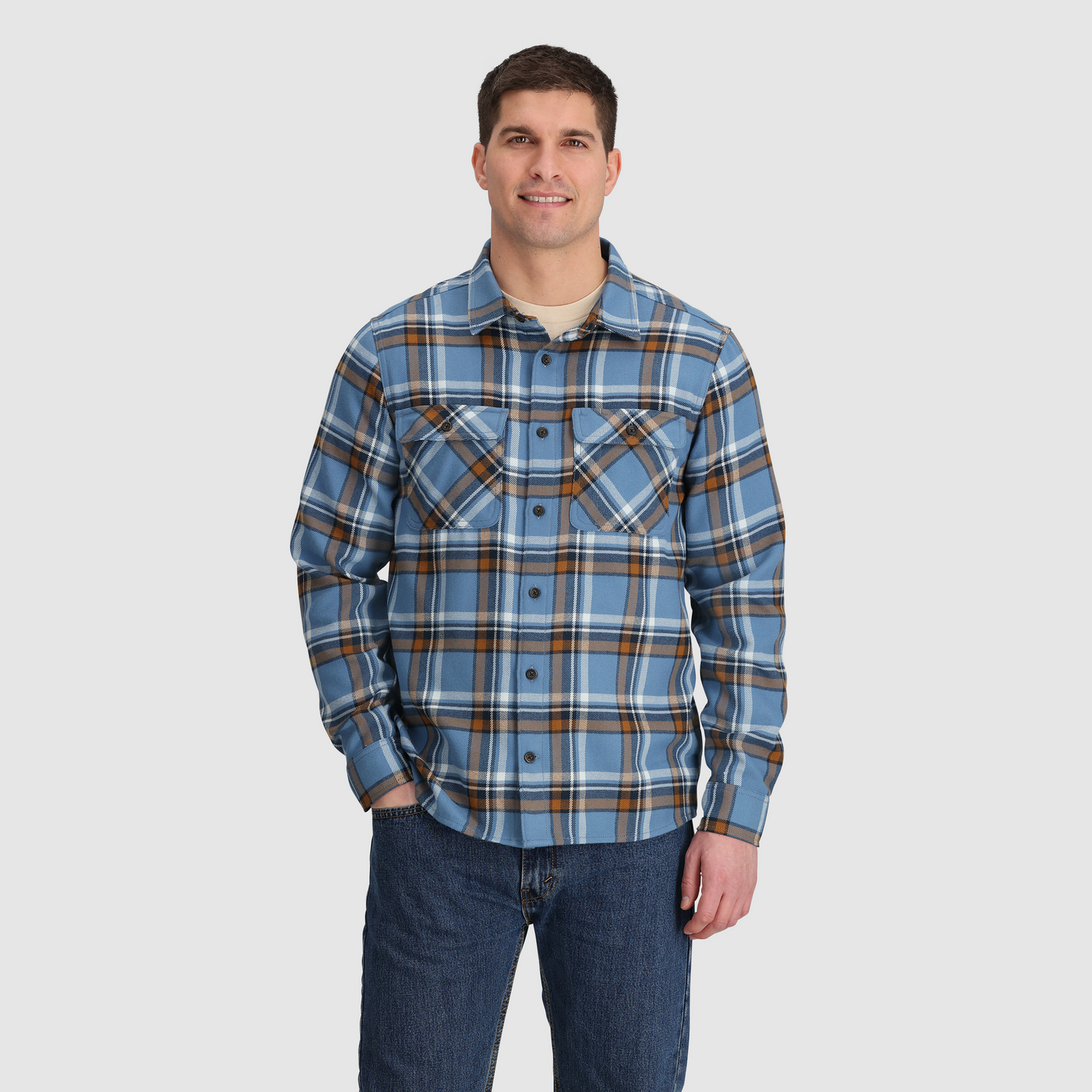 Chemise Outdoor Research Feedback Flannel Twill Hommes - Plein Air Entrepôt