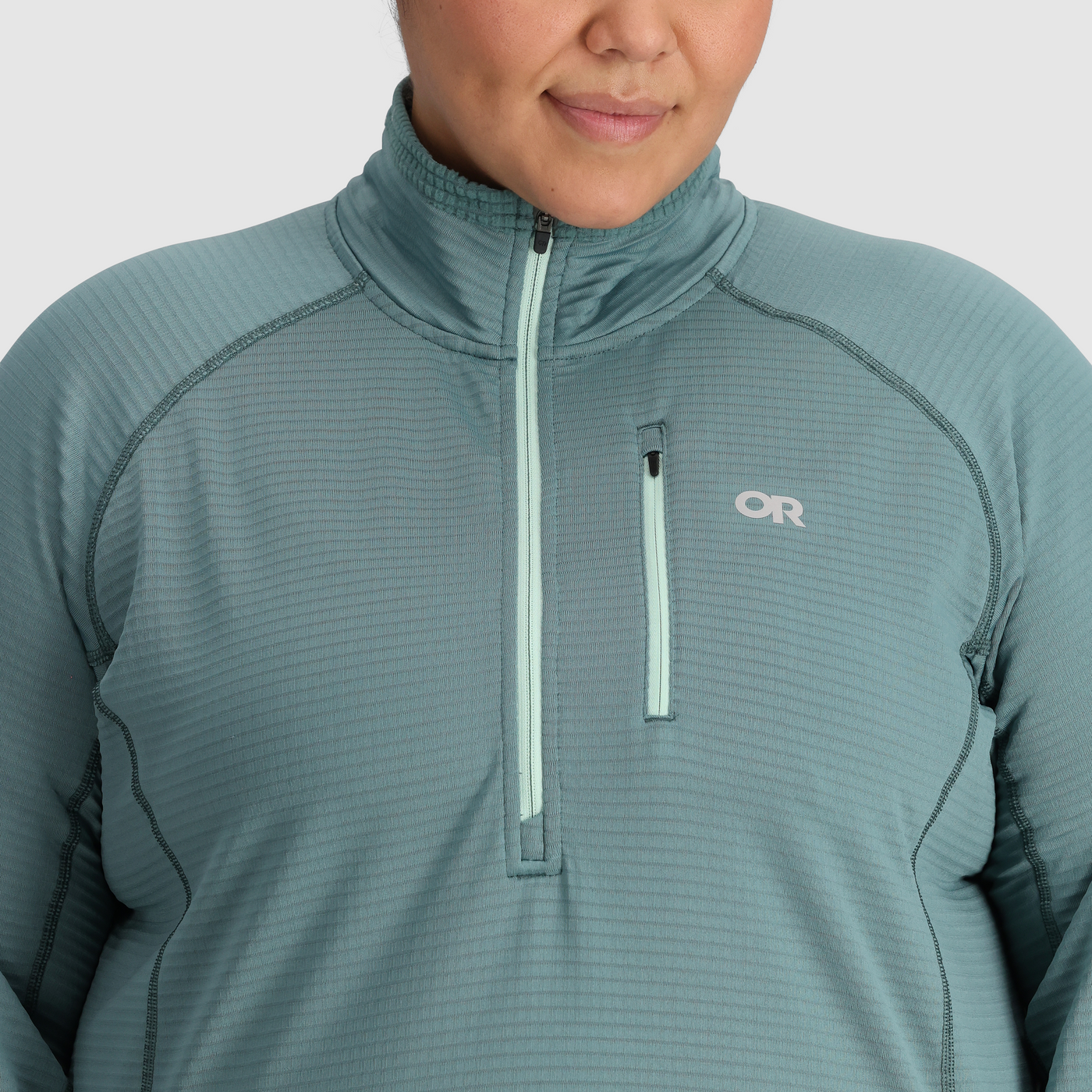 Polaire Outdoor Research Vigor Grid Fleece Demi Zip Femmes - Plein Air Entrepôt