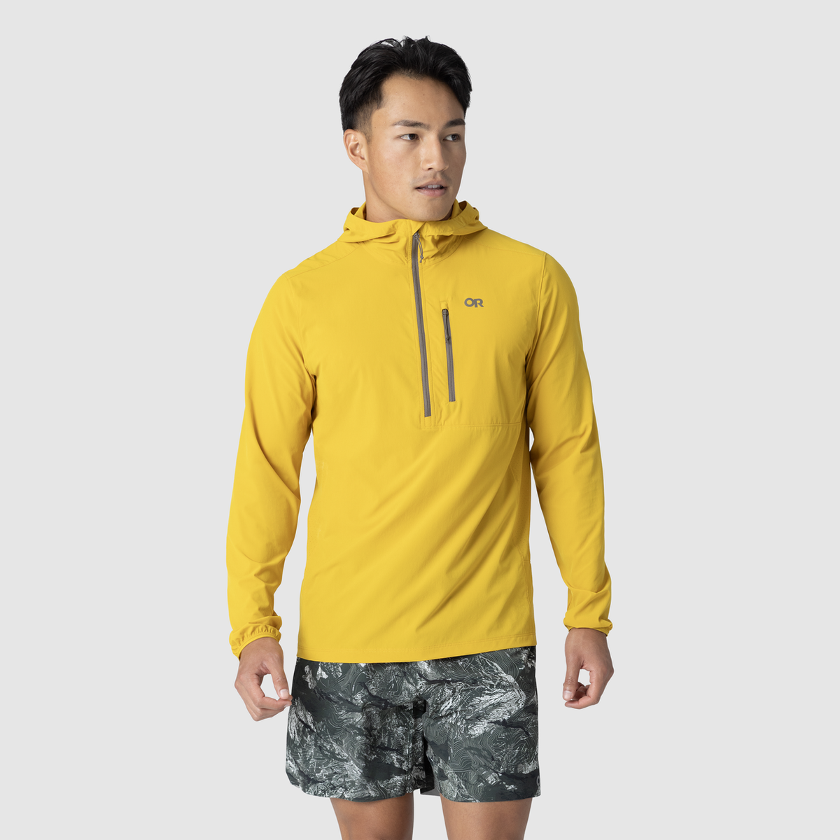Chandail solaire Outdoor Research Astroman Air à capuchon Hommes