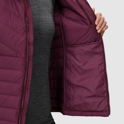 Doudoune Outdoor Research Transcendent Down Hoodie Femmes - Plein Air Entrepôt