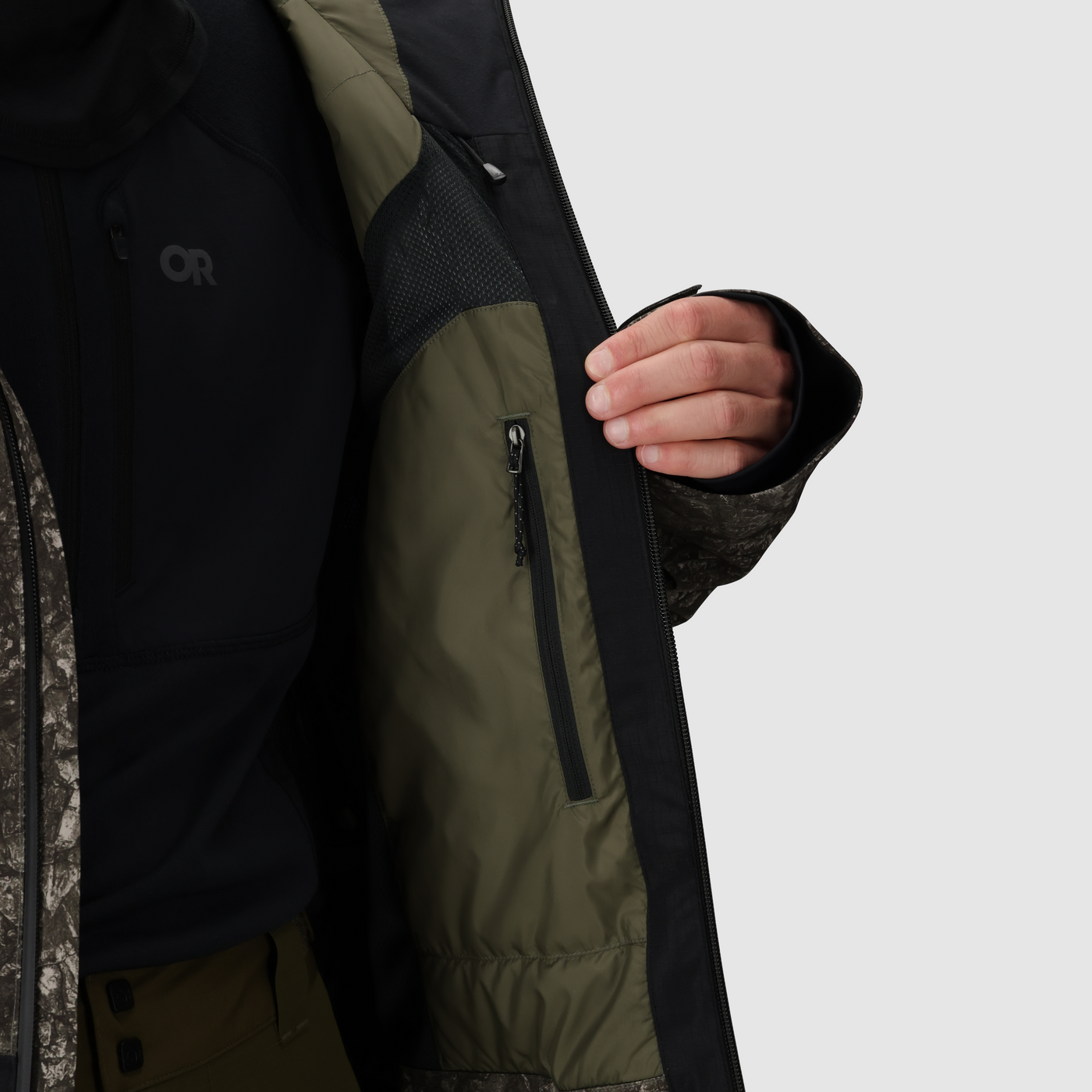 Manteau d'hiver Outdoor Research Powderverse Hommes - Plein Air Entrepôt