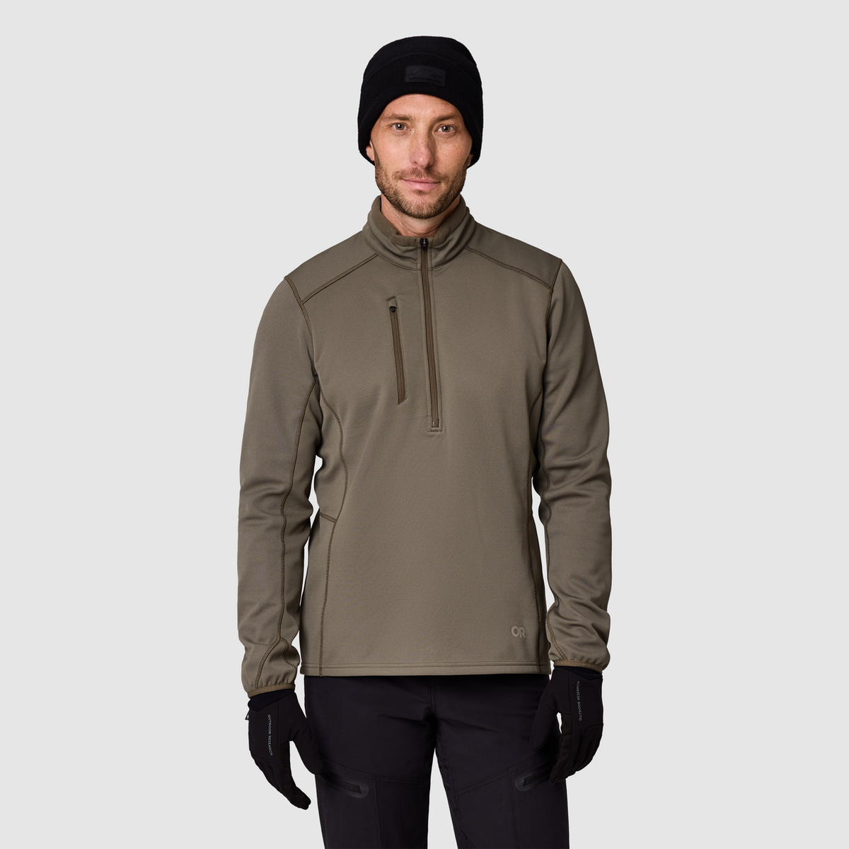 Polaire Outdoor Research Ceramik Demi Zip Hommes