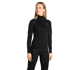 Odlo T-shirt à col montant zippé ACTIVE X-WARM ECO Femme - Plein Air Entrepôt