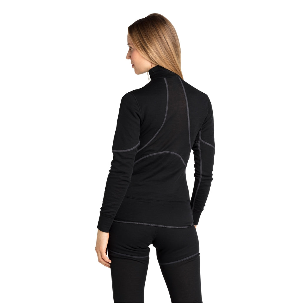 Odlo T-shirt à col montant zippé ACTIVE X-WARM ECO Femme - Plein Air Entrepôt