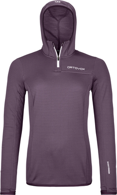 Polaire Ortovox FLEECE LIGHT GRID ZN à capuchon Femmes - Plein air Entrepôt
