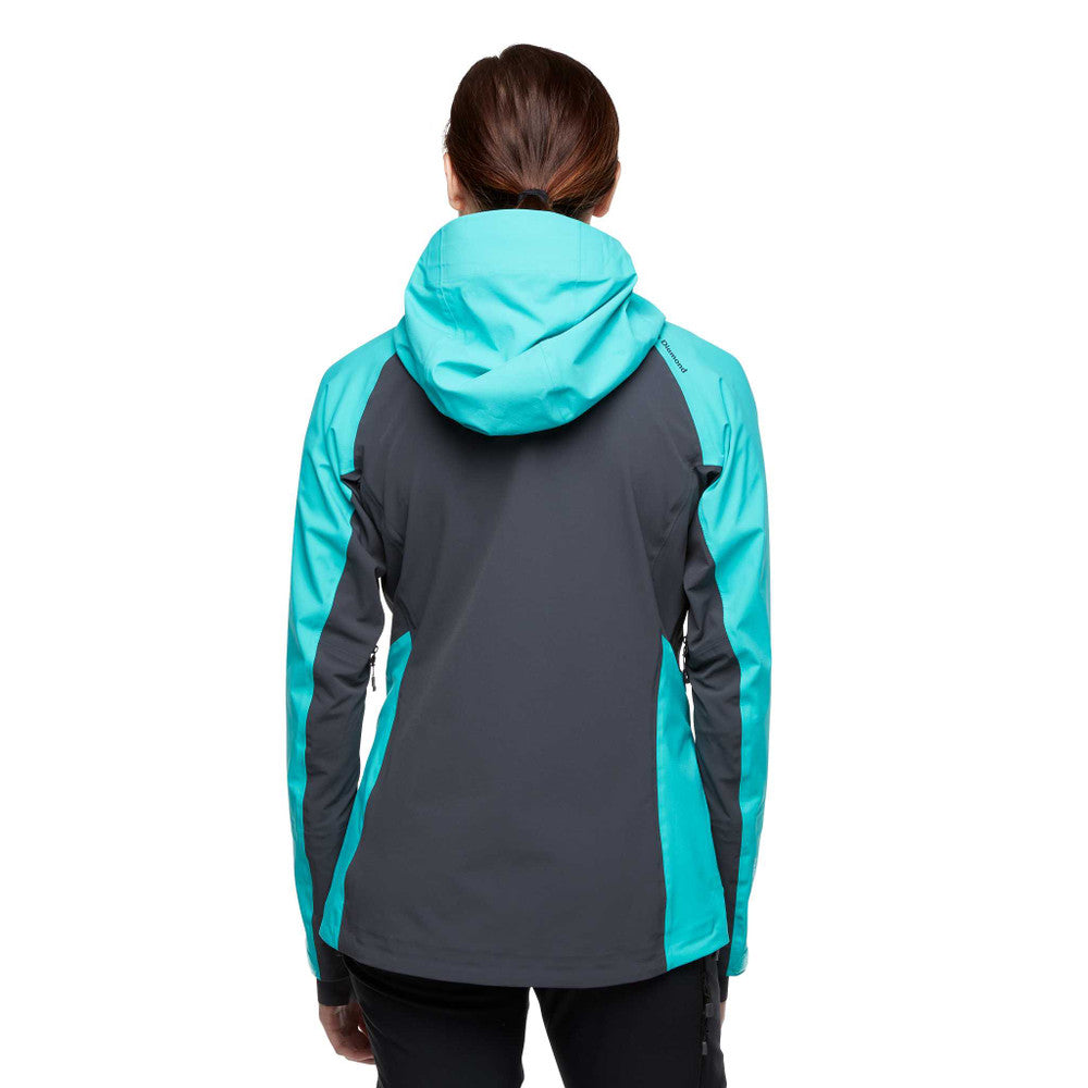 Black Diamond Jacket Dawn Patrol Hybrid Shell Women