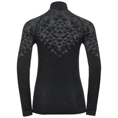 Odlo Chandail à manches longues Kinship Performance Wool 200 Half Zip Femme - Plein Air Entrepôt
