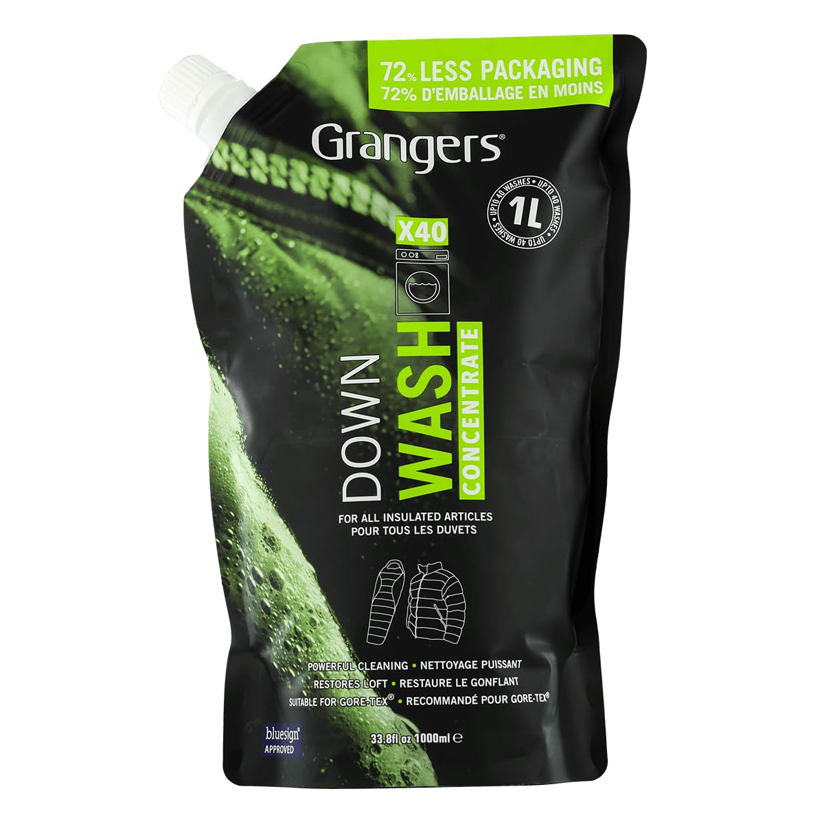 Grangers Nettoyant Duvet 1L - Plein air Entrepôt