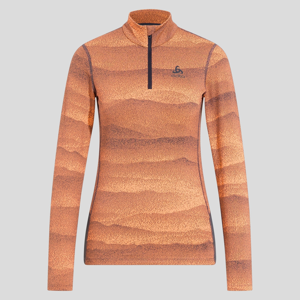 Odlo Haut technique à manches longues et col 1/2 zip Whistler ECO Femme - Plein Air Entrepôt