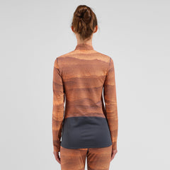 Odlo Haut technique à manches longues et col 1/2 zip Whistler ECO Femme - Plein Air Entrepôt