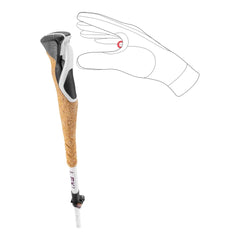 Bâtons de marche Leki Cross Trail FX Superlite Compact - Plein air Entrepôt
