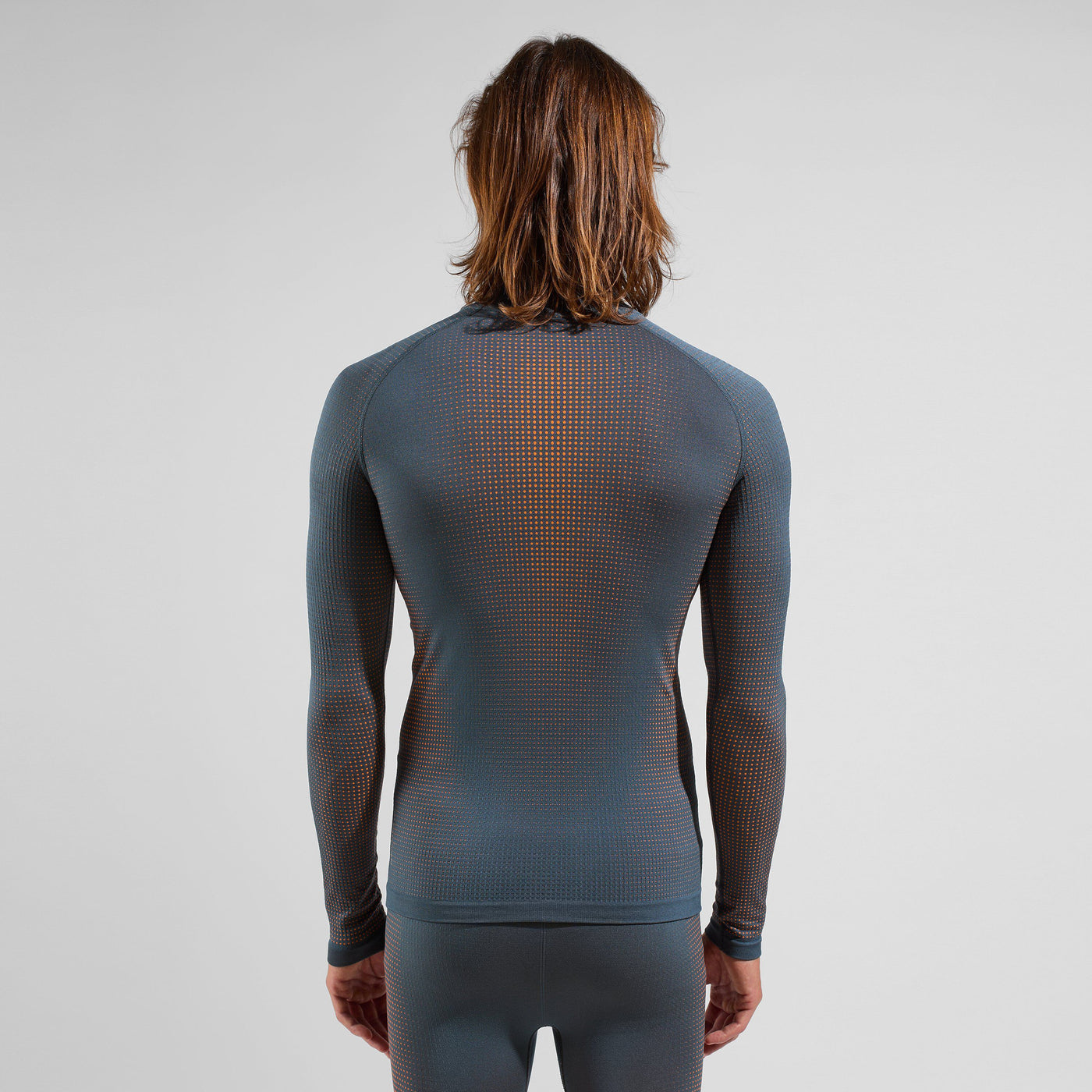 Couche de Base Odlo Turtle Neck 1/2 Zip Performance Warm Eco Hommes - Plein air Entrepôt