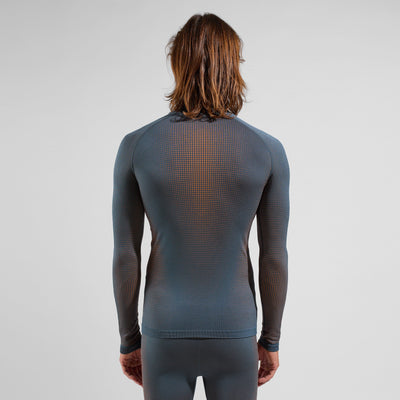 Couche de Base Odlo Turtle Neck 1/2 Zip Performance Warm Eco Hommes - Plein air Entrepôt