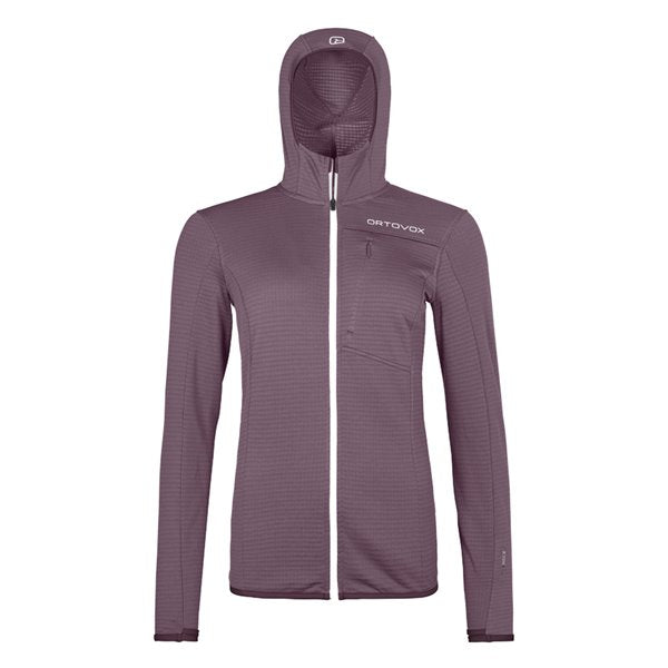 Polaire Ortovox FLEECE LIGHT GRID à capuchon Femmes - Plein air Entrepôt