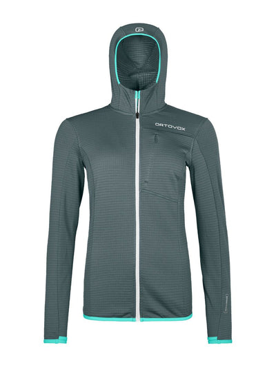 Polaire Ortovox FLEECE LIGHT GRID à capuchon Femmes - Plein air Entrepôt