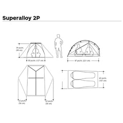 Tente Marmot Super Alloy 2P - Plein Air Entrepôt