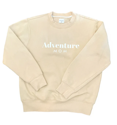 Chandail Petit Montagnard Adventure Mom Crewneck Manches longues Femmes