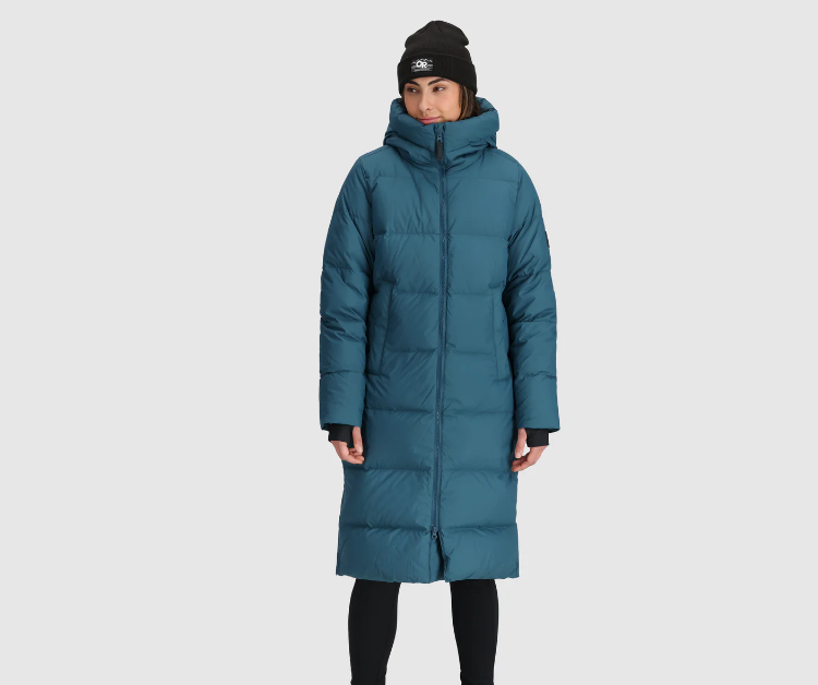 Manteau d'hiver Outdoor Research Coze Duvet Parka Femmes - Plein Air Entrepôt