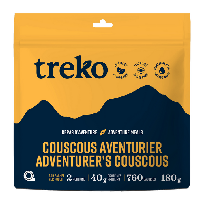 Repas Treko Couscous Aventurier - Plein air Entrepôt
