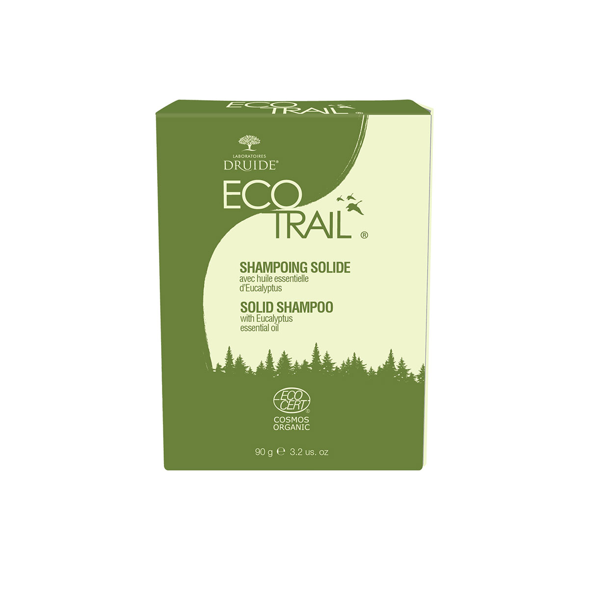Shampoing en barre Druide Eucalyptus 90g - Plein air Entrepôt