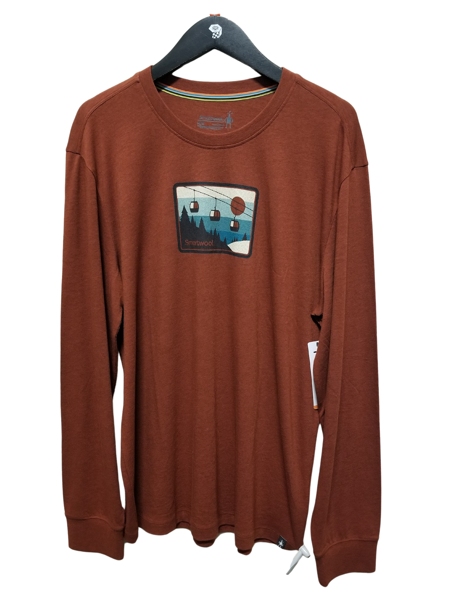 Chandail Smartwool Perfect Crew Long Sleeve Gondola Graphic Tee Unisexe - Plein Air Entrepôt