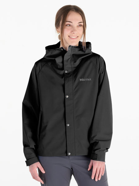 Marmot Women's Spray Jacket S ガングレー Marmot Waterproof Jacket Cascade Women | Plein air Entrepôt