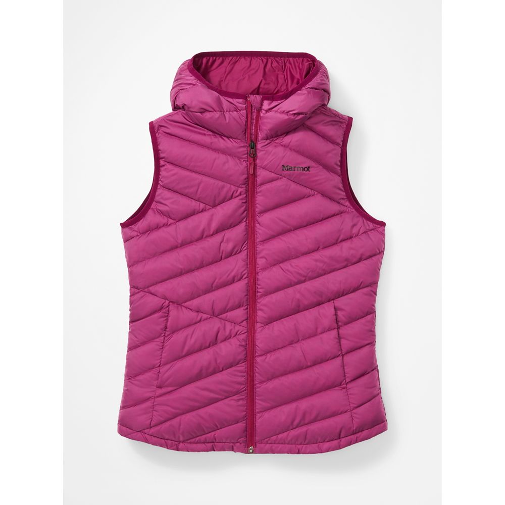 Marmot Hooded Vest Highlander Hoody Down Women Plein air