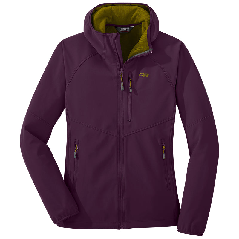Softshell Outdoor Research Ferrosi Grid à capuchon Femmes - Plein Air Entrepôt