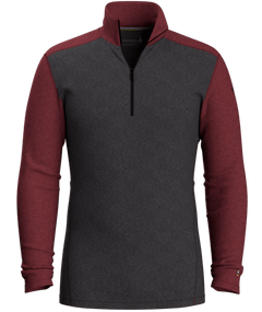 Smartwool Couche de base Classic Thermal Merino 1/4 Zip Boxed Homme - Plein Air Entrepôt