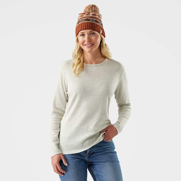 Chandail Smartwool Thermal Merino Rib Crew Femmes - Plein Air Entrepôt