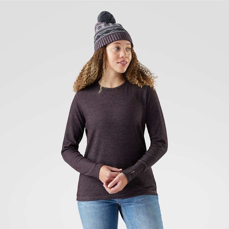 Chandail Smartwool Thermal Merino Rib Crew Femmes - Plein Air Entrepôt