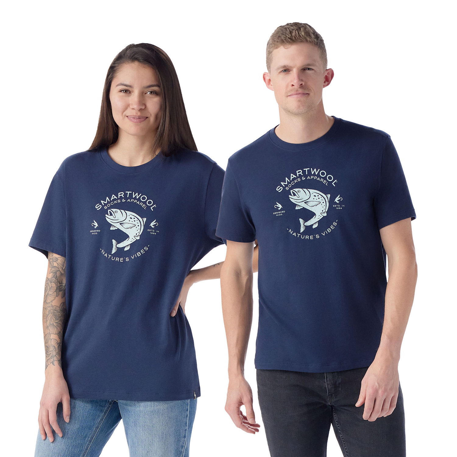 T-shirt Smartwool Trout Fishing Graphic Unisexe - Plein Air Entrepôt