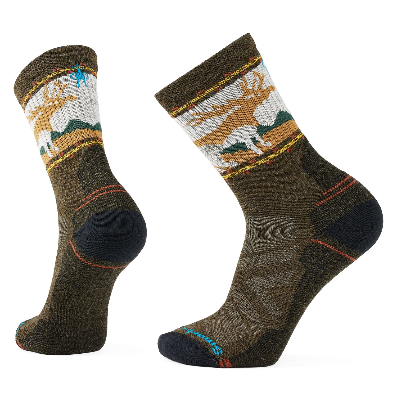 Bas Smartwool Hike Light Cushion Mountain Moose Crew  - Plein air Entrepôt