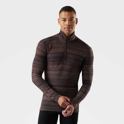 Smartwool Couche de base Classic Thermal Merino 1/4 Zip Boxed Homme - Plein Air Entrepôt