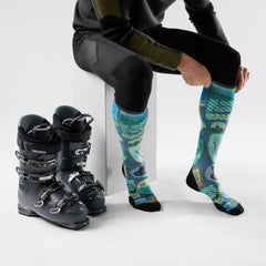 Bas de Ski Smartwool Imprimé Explorer Targeted Cushion OTC - Plein air Entrepôt