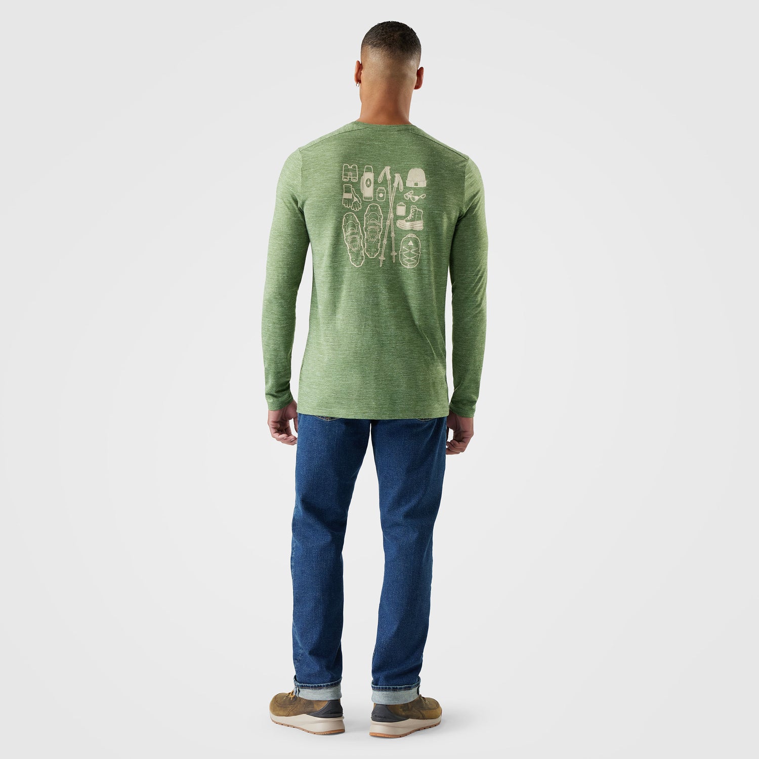 Chandail Manches Longues Smartwool Mérinos Gear Up Pocket Hommes - Plein Air Entrepôt