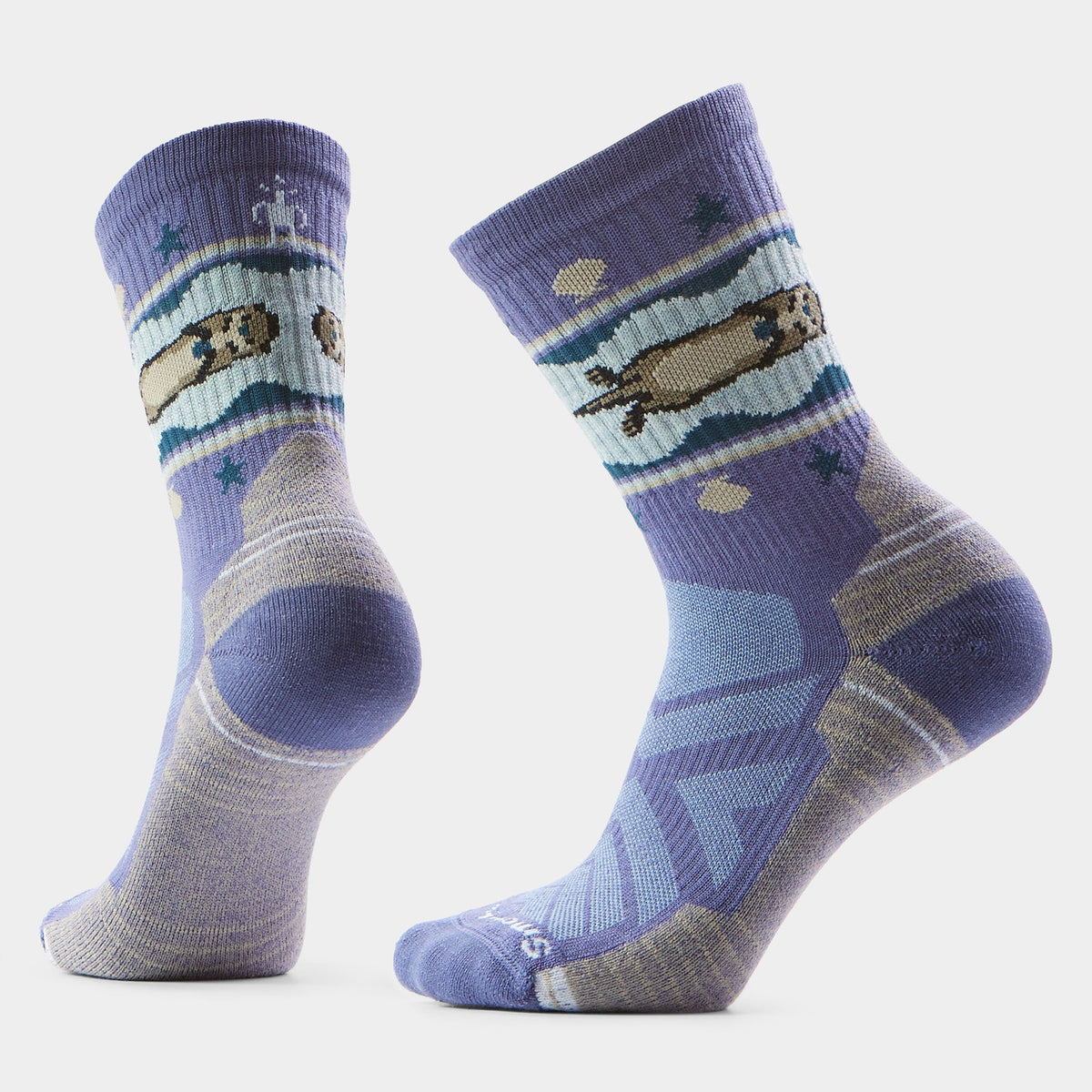 Bas Smartwool Randonnée Coussin Léger Otter Float Mi-mollet Femmes
