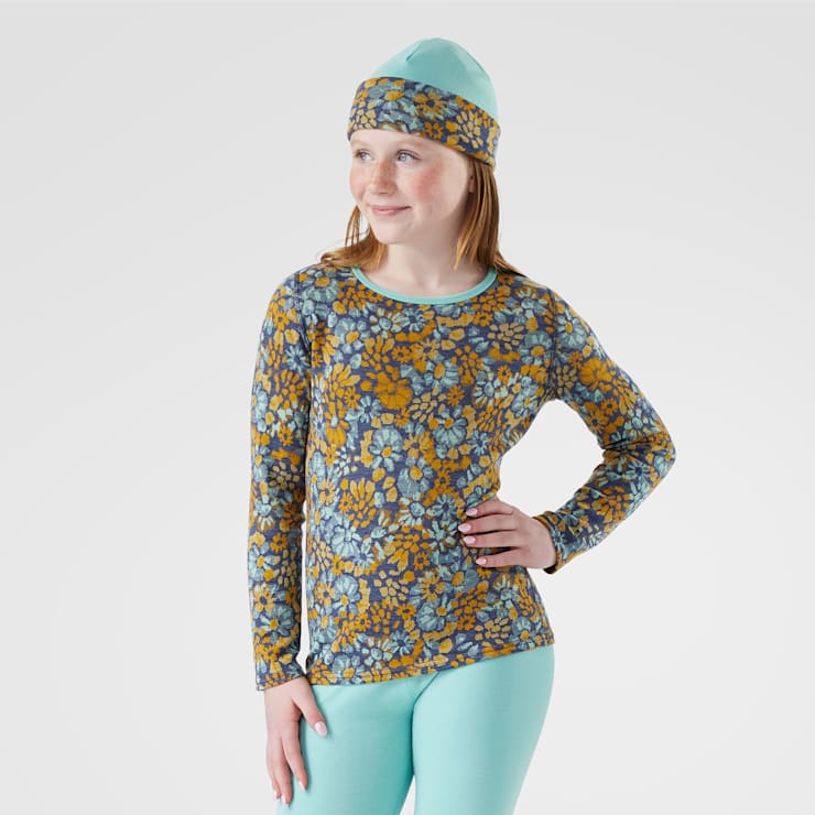 Couche de Base Smartwool Classic Thermal Crew Enfants - Plein air Entrepôt