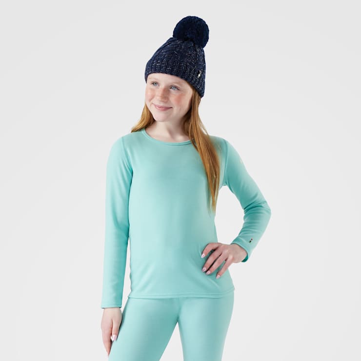 Couche de Base Smartwool Classic Thermal Crew Enfants - Plein air Entrepôt