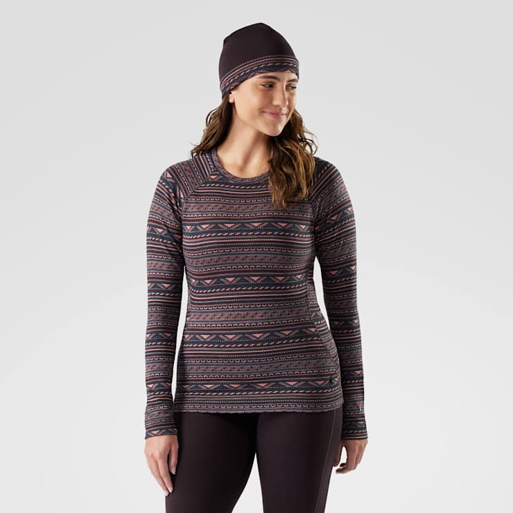 Couche de Base Smartwool Classic Thermal Merino Crew Boxed Femmes - Plein Air Entrepôt