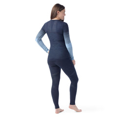 Couche de base Smartwool Intraknit Thermal Mérinos Pattern Crew Femmes - Plein Air Entrepôt