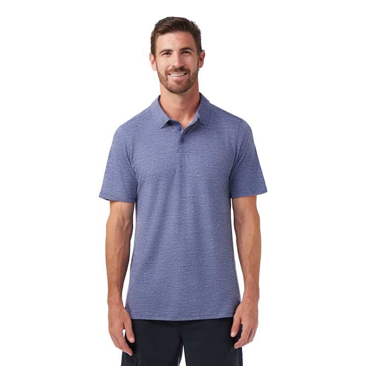 Polo Smartwool Hemp Blend Manches Courtes Hommes - Plein Air Entrepôt