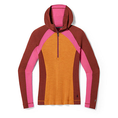 Smartwool  Classic Thermal Merino Base Layer 1/2 Zip Hoodie Femmes - Plein Air Entrepôt