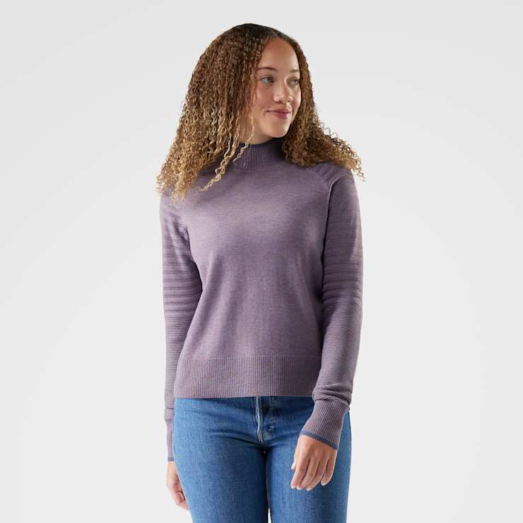 Chandail Smartwool Edgewood Mock Neck Femmes - Plein Air Entrepôt