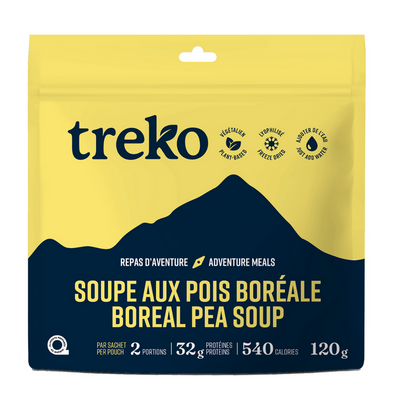 Repas Treko Soupe aux pois Boréale - Plein air Entrepôt