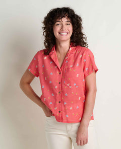 Chemise Toad & Co Camp Cove manches courtes Femmes - Plein Air Entrepôt