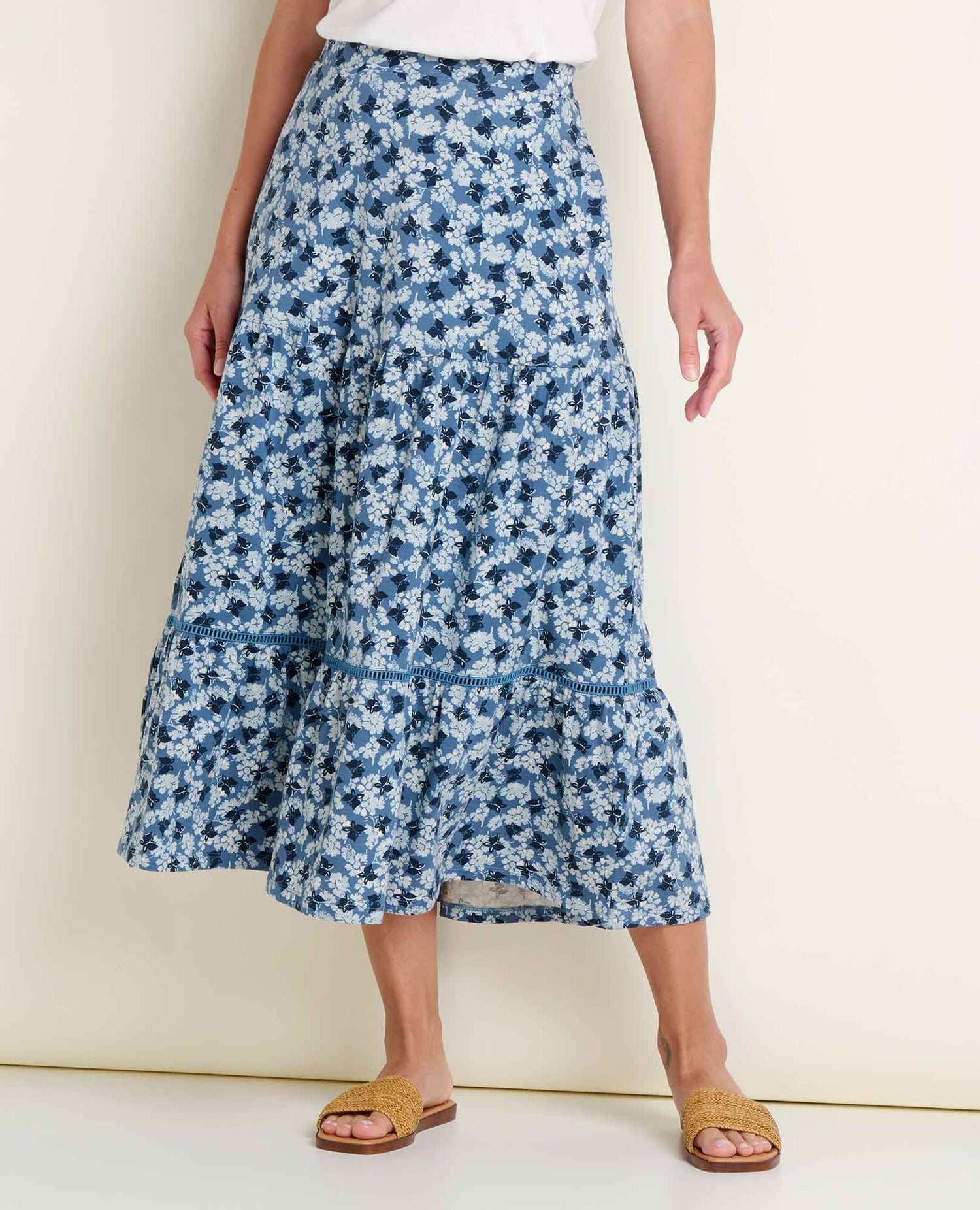 Jupe Toad & Co Mairgold Tiered Midi Femmes - Plein Air Entrepôt