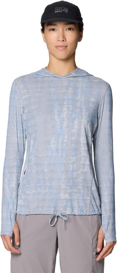 Chandail Solaire à capuchon Mountain Hardwear Crater Lake Manches Longues Femmes - Plein air Entrepôt